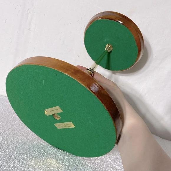 Vintage Hand Crafted In Sydney By The Sea Myrtlewood Two Tier  Serving Tray - Picture 7 of 14